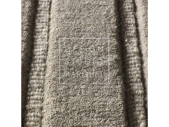 Ковер ручной работы Jacaranda Carpets Velvet Stripe Серо-желтый + Серый